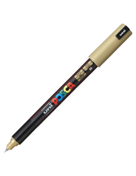 M1513,Marker UNI Posca PC-1MR, varf fin metalic, 0.7mm, set 8 culori metalizate