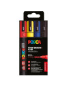 M1506,Marker UNI Posca PC-5M, varf rotund, 1.8-2.5mm, set 4 culori