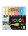 M1479,Marker UNI Posca PC-1M, varf rotund, 0.7mm, set 8 culori pastel