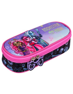 P4380,Penar neechipat St.Majewski Monster high, 1 fermoar, 1 extensie, negru cu mov, PC01 / 661440