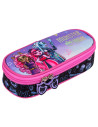 P4380,Penar neechipat St.Majewski Monster high, 1 fermoar, 1 extensie, negru cu mov, PC01 / 661440