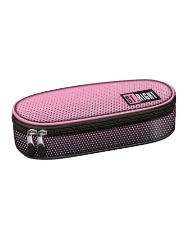 P4604,Penar neechipat St.Majewski St.Right Pink Gradient, 1 fermoar, 1 extensie, negru cu roz
