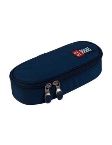 P4608,Penar neechipat St.Majewski St.Right Navy Blue, 1 fermoar, 1 extensie, bleumarin