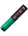 Marker UNI POSCA PC-8K, 8 mm, varf tesit, Verde
