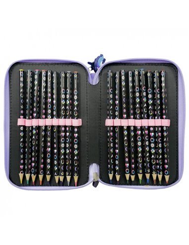 Penar echipat cu 3 fermoare Derform PWTJR15, Motiv unicorn