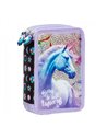 Penar echipat cu 3 fermoare Derform PWTJR15, Motiv unicorn