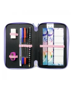 Penar echipat cu 3 fermoare Derform PWTJR15, Motiv unicorn 2