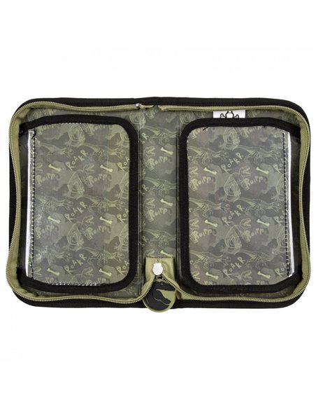 Penar echipat cu 1 fermoar 2 extensii Derform PJDN18, Motiv dinozaur