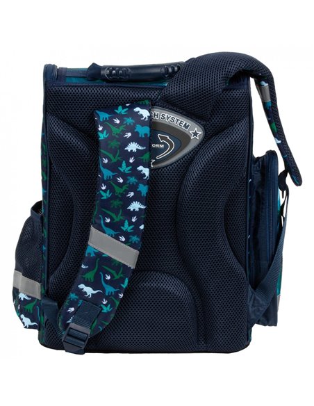 Set scoala DINO - Ghiozdan ergonomic + Penar etui, Derform
