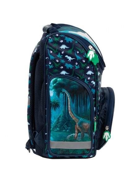 Set scoala DINO - Ghiozdan ergonomic + Penar etui, Derform