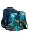 Set scoala DINOZAUR - Ghiozdan ergonomic + Penar etui + Sac incaltaminte, Derform