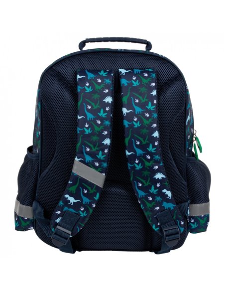 Set scoala DINOZAUR - Ghiozdan ergonomic + Penar etui + Sac incaltaminte, Derform