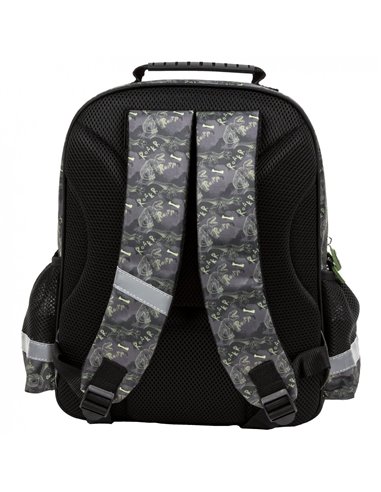 Set scoala DINOZAUR - Ghiozdan + Penar echipati + Sac incaltaminte, Derform