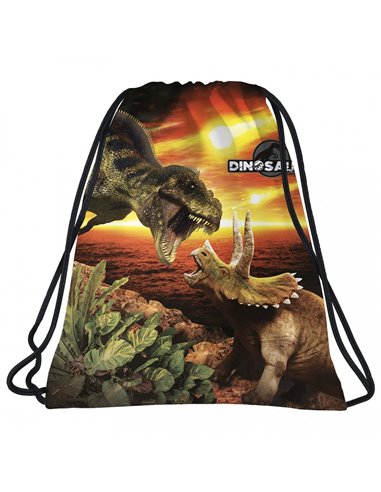 Set scoala DINOZAUR - Ghiozdan + Penar echipati + Sac incaltaminte, Derform