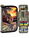 Set scoala DINOZAUR - Ghiozdan + Penar echipati + Sac incaltaminte, Derform