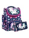 Set scoala UNICORN - Ghiozdan ergonomic + Penar etui, Derform