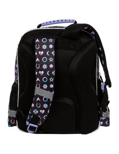 Set scoala UNICORN sclipici - Ghiozdan + Penar etui, Derform