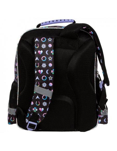 Set scoala UNICORN sclipici - Ghiozdan + Penar etui, Derform