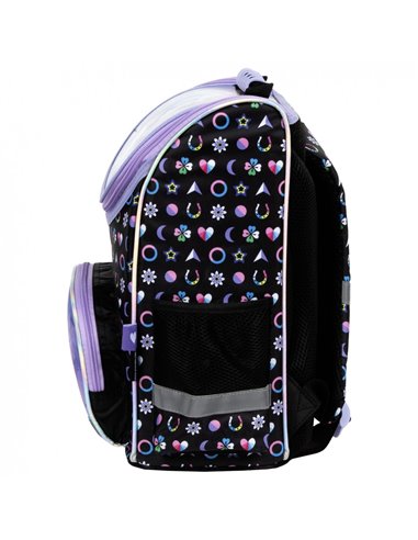 Set scoala UNICORN sclipici - Ghiozdan ergonomic + Penar etui, Derform