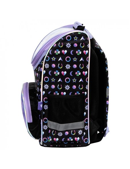 Set scoala UNICORN sclipici - Ghiozdan ergonomic + Penar etui, Derform