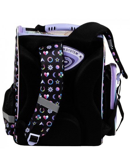 Set scoala UNICORN sclipici - Ghiozdan ergonomic + Penar etui, Derform