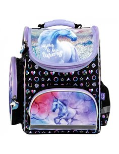 Set scoala UNICORN sclipici - Ghiozdan ergonomic + Penar etui, Derform 2