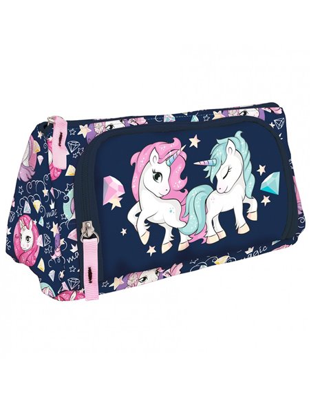 Set scoala UNICORN - Ghiozdan ergonomic + Penar etui, Derform