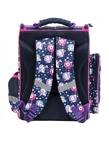 Set scoala UNICORN - Ghiozdan ergonomic + Penar etui, Derform