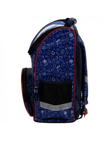 Set scoala FOOTBALL - Ghiozdan ergonomic + Penar etui, Derform