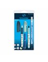 Set stilou si roller Schneider Zippi + pic Corry + 2 rezerve, Verde space