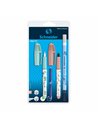 Set stilou si roller Schneider Zippi + pic Corry + 2 rezerve, Verde dragons