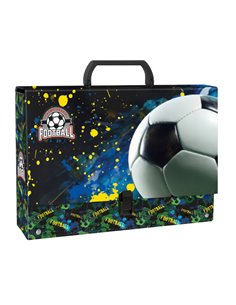 Mapa A4 cu maner Derform TRGPI20, Motiv football