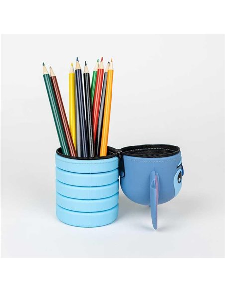 Penar extensibil din silicon Cerda P4655, Motiv Stitch