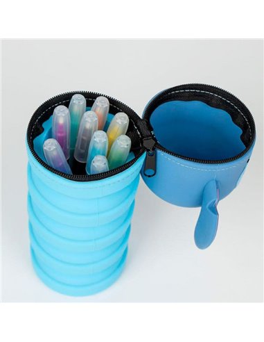 Penar extensibil din silicon Cerda P4655, Motiv Stitch