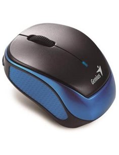 MOUSE Genius, Micro Traveler 9000R, PC sau NB, wireless, 2.4GHz, infrarosu, 1200 dpi, butoane/scroll 3/1, albastru, 31030020401