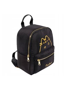 Ghiozdan gradinita St.Majewski, 28X22X13 cm, Motiv Pusheen, Negru 2