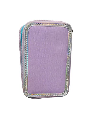 Penar neechipat cu 3 fermoare S-COOL SC3176, Motiv ursulet mov