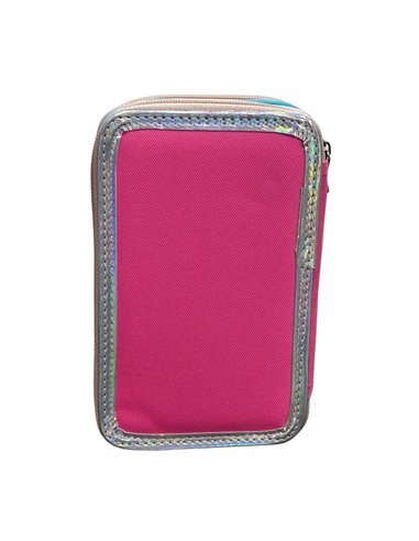 Penar neechipat cu 3 fermoare S-COOL SC3176, Motiv ursulet roz