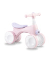 KC-ROBI00042,Bicicleta cu lumini, sunet si difuzor de balonase, momi tobis - pink