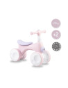 KC-ROBI00042,Bicicleta cu lumini, sunet si difuzor de balonase, momi tobis - pink