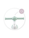 KC-ROBI00043,Bicicleta cu lumini, sunet si difuzor de balonase, momi tobis - grey