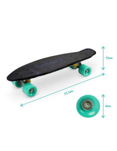 KC-DESK00001,Skateboard copii, qkids, galaxy - industrial