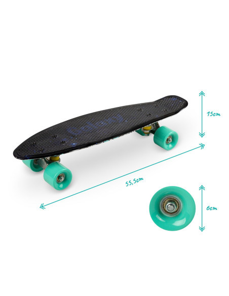 KC-DESK00001,Skateboard copii, qkids, galaxy - industrial