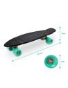 KC-DESK00001,Skateboard copii, qkids, galaxy - industrial