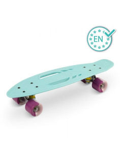 Skateboard copii, qkids, galaxy - light blue