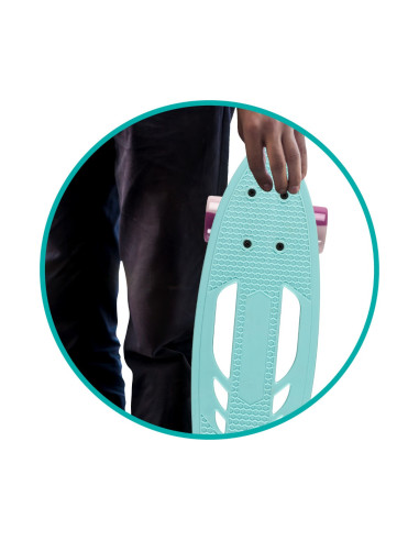 KC-DESK00005,Skateboard copii, qkids, galaxy - light blue