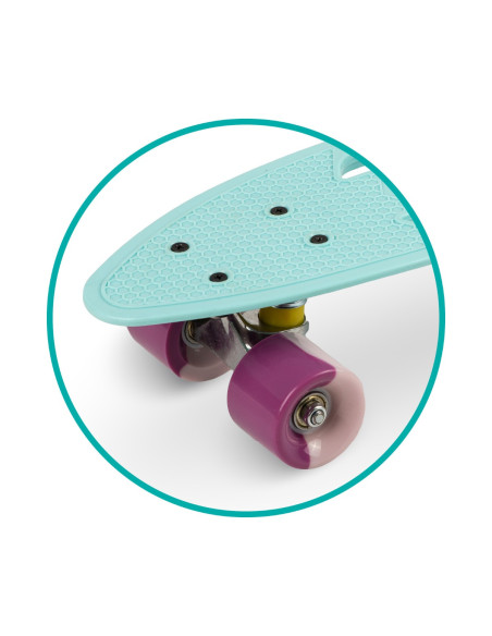 KC-DESK00005,Skateboard copii, qkids, galaxy - light blue
