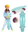 KC-DESK00005,Skateboard copii, qkids, galaxy - light blue