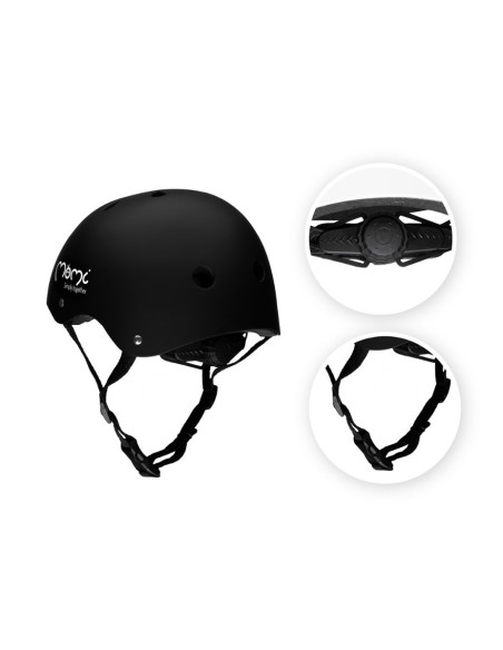 KC-ROBI00062,Casca bicicleta copii, momi - black matt