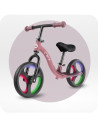 KC-ROBI00074,Bicicleta fara pedale cu roti led, momi isoka - pink